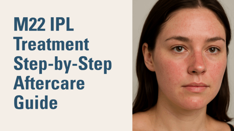 M22 IPL Patient with inflamed skin after treatment